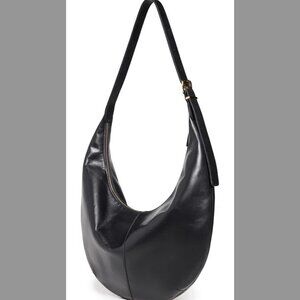 Madewell Essential Curve Shoulder Bag in Black